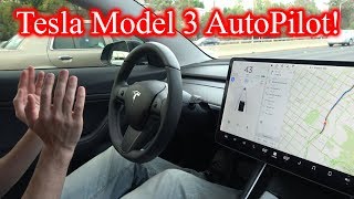 Tesla Model 3 AutoPilot How to Use it Rainbow Road [upl. by Alian267]