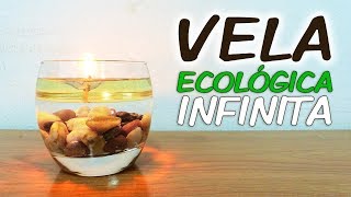 Como hacer una VELA ECOLÓGICA INFINITA 🕯️ [upl. by Sinegold]