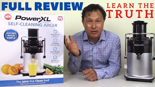 Does the PowerXL SelfCleaning Juicer Clean Itself Full Review [upl. by Fujio]