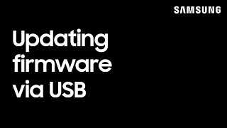 How to manually update the firmware on your Samsung TV  Samsung US [upl. by Merete]