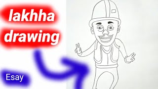 How to draw lakha from bablu dablu [upl. by Appleby]