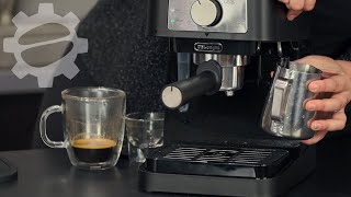 DeLonghi Stilosa EC260 Espresso Machine  Crew Review [upl. by Deys234]