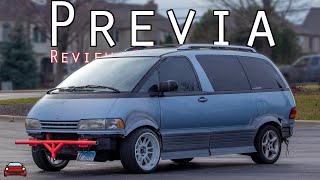 1992 Toyota Previa Review  One WEIRD Minivan [upl. by Minnie339]