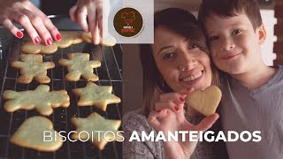 Biscoitos Amanteigados e como decorar sem glacê  Criança na Cozinha [upl. by Duwe]