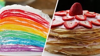 4 Crepe Recipes For All Dessert Lovers • Tasty [upl. by Romaine109]