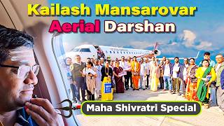 Kailash Mansarovar Aerial Darshan From Nepal  Vlogs By Rajeev [upl. by Annamaria84]