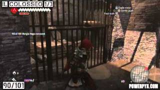 Assassins Creed Brotherhood  All Flag Locations Part 5 Romulus Lairs [upl. by Aninotna]