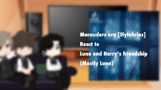 Marauders era react SLYTHERINS pt10 [upl. by Egrog]