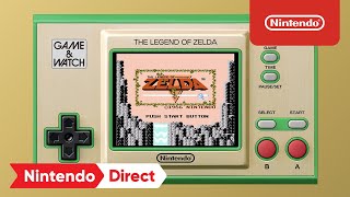 Game amp Watch The Legend of Zelda – Announcement Trailer [upl. by Tye]