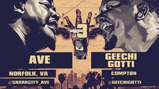 AVE VS GEECHI GOTTI SMACK URL RAP BATTLE  URLTV [upl. by Akelam]