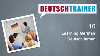 German for beginners A1A2  Deutschtrainer Learning German [upl. by Eniloj]