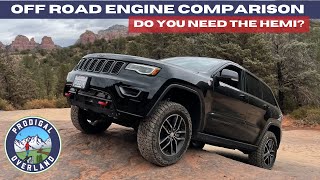 Off Roading  57L HEMI vs 36L Pentastar  Jeep Grand Cherokee [upl. by Reid]