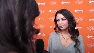 Janel Parrish Interview  quotPretty Little Liarsquot Halloween Episode [upl. by Weaver577]