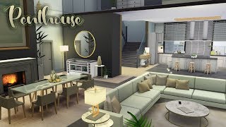 CHIC PENTHOUSE  CC LIST  The Sims 4 Speed Build [upl. by Noletta260]