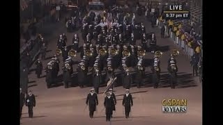 United States Navy Band Inaugural Parade 2009 [upl. by Nauqaj]