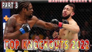 Top MMA knockouts 2022part 3 [upl. by Eehc]