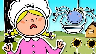 Little Miss Muffet  Nursery rhyme for kids [upl. by Macrae]