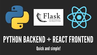 How to Create a Flask  React Project  Python Backend  React Frontend [upl. by Idieh]