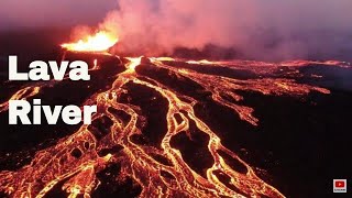 Iceland Geldingadalir Volcano  drone footage [upl. by Notsnorb]