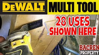 28 ways to use a Multi Tool  Dewalt [upl. by Nessi509]