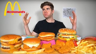 Eating the Best Order at Mcdonalds Mukbang [upl. by Airehs]