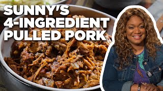 Sunny Andersons Easy 4Ingredient Pulled Pork  The Kitchen  Food Network [upl. by Harmony71]