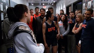 TUF Moments Joanna Jedrzejczyk amp Claudia Gadelha Talk Trash [upl. by Coombs]