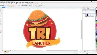 Recortar imagem Corel Draw Tutorial [upl. by Ardiekal]