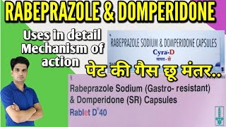 Rablet DSR capsule  Cyra D capsules  Rabeprazole sodium and domperidone capsules [upl. by Fulbright]