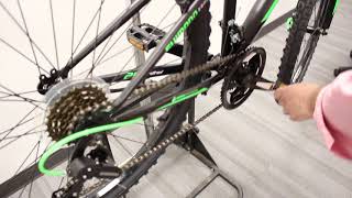 Huffy Bike Rear Derailleur adjustment [upl. by Lotsirk]