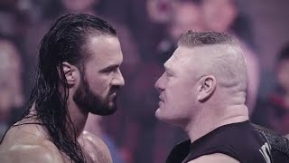 WWE Champion Brock Lesnar battles Drew McIntyre at WrestleMania [upl. by Favien]