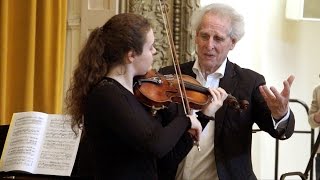 Mozart Violin Concerto no 4  1st and 2nd movements Benjamin Zander  Interpretation Class [upl. by Mccartan]