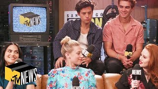 Riverdale Cast Talks Relationships Theories amp Archies Shirtless Moments in Season 4  MTV News [upl. by Nigrom]