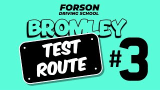 Bromley Driving Test  Route 3  FAILED [upl. by Anih]