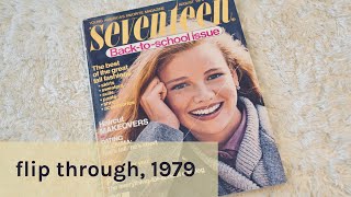 Seventeen Magazine August 1979 Full Vintage FlipThrough Back to School Issue [upl. by Eltsyek]