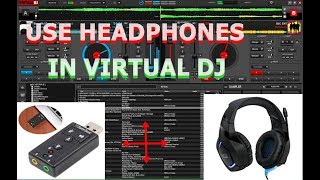 How to Setup Headphones on Virtual DJ [upl. by Lindbom]