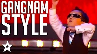 4 Year Old Kid Tristan Dances Gangnam Style on Belgiums Got Talent  Got Talent Global [upl. by Fuld]