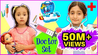 Anantya amp Anaya PRETEND PLAY with Doctor Set   Playhouse Review MyMissAnand ToyStars [upl. by Sitrik757]