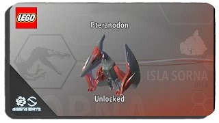 Lego Jurassic World How To Unlock Pteranodon Dinosaur Character Location [upl. by Willette482]