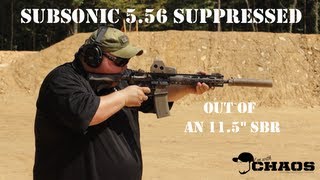 Will your AR15 shoot subsonic 223556 [upl. by Nahsab]