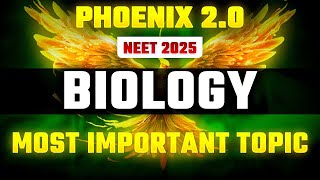 Phoenix 20 Biology Most Important Video for NEET 2025  Udaan [upl. by Gwenn872]