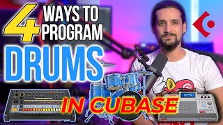 4 Ways To Program Drums In Cubase drumprogramming cubase [upl. by Ecydnak183]