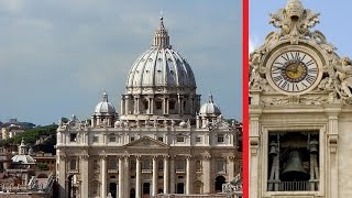 St Peter Basilica ROME  All Bells Full Peal PLENUM [upl. by Alhak131]