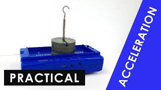 Acceleration and Force Experiment Constant Mass  GCSE Physics [upl. by Engelhart]