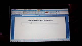 ¿Cómo hacer un cuadro comparativo en Word [upl. by Aneelas]