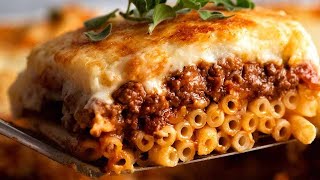 Pastitsio  Greek pasta bake [upl. by Llerrej]