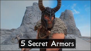 Skyrim Top 5 Secret and Unique Armors You May Have Missed in The Elder Scrolls 5 Skyrim [upl. by Rihana]