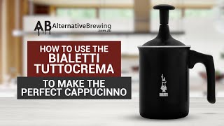 How to Use the Bialetti Tuttocrema Milk Frother [upl. by Bundy]