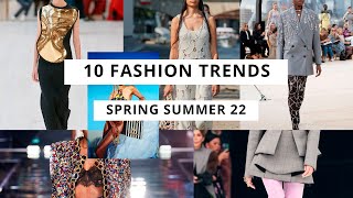 10 Fashion Trends I Spring Summer 2022  2023 [upl. by Peterman943]