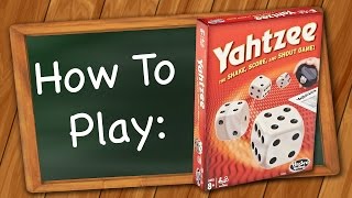 How to Play Yahtzee [upl. by Esyli]